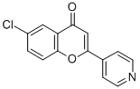 6-CHLORO-2-(PYRIDIN-4-YL)-4H-CHROMEN-4-ONE 结构式