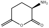 2H-Pyran-2-one,3-aminotetrahydro-6-methylene-,(3R)-(9CI) 结构式