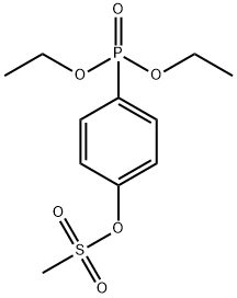 4-DIETHYLPHOSPHONO-(O-METHANESULFONYL)PHENOL 结构式