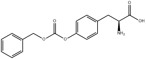 O-苄氧羰基-L-酪氨酸 结构式
