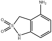 4-氨基-1,3-二氢苯并[C]异噻唑2,2-二氧化物 结构式