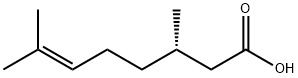 (S)-(-)-香茅酸 结构式
