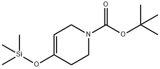 叔丁基4-(三甲基硅基氧基)-5,6-二氢吡啶-1(2H)-甲酸酯 结构式