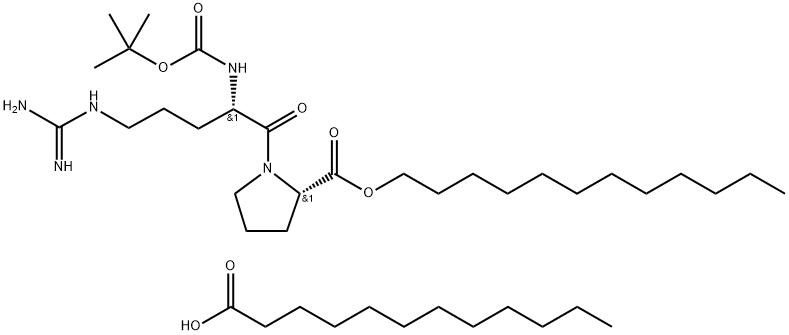 MICELLE-FORMING THROMBIN INHIBITOR 结构式