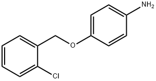 4-[(2-氯苄基)氧基]苯胺 结构式