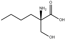 L-Norleucine, 2-(hydroxymethyl)- (9CI) 结构式