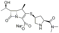 Meropenem Sodium Salt 结构式