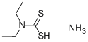 二乙基二硫代氨基甲酸铵 结构式