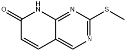 2-(甲基硫基)吡啶并[2,3-D]嘧啶-7(8H)-酮 结构式