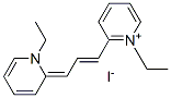 1-ethyl-2-[3-(1-ethyl-2(1H)-pyridylidene)propenyl]pyridinium iodide 结构式