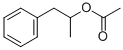 乙酸-1-甲基-2-苯乙酯 结构式