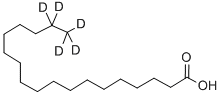 十八烷酸-17,17,18,18,18-D5 结构式