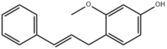 3-Methoxy-4-[(E)-3-phenyl-2-propenyl]phenol 结构式