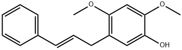 2,4-Dimethoxy-5-[(E)-3-phenyl-2-propenyl]phenol 结构式