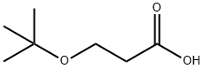 3-叔丁氧基丙酸 结构式