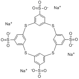 4-磺酸基硫杂[4]芳烃钠盐 结构式