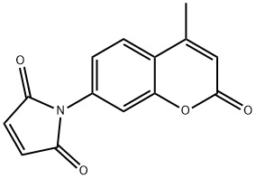 7-马来酰亚胺-4-甲基香豆素 结构式