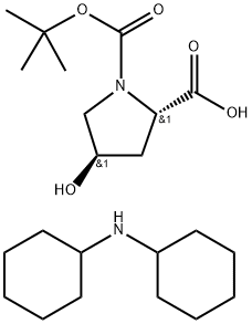 (2S)-Dicyclohexylamine trans-1-(tert-butoxycarbonyl)-4-hydroxypyrrolidine-2-carboxylate