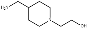 2-[4-(氨甲基)哌啶-1-基]乙醇 结构式