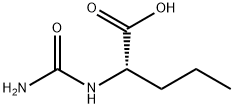 L-Norvaline, N-(aminocarbonyl)- (9CI) 结构式