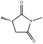 2,5-Pyrrolidinedione,1,3-dimethyl-,(3S)-(9CI) 结构式