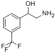 2-氨基-1-[3-(三氟甲基)苯基]乙醇 结构式
