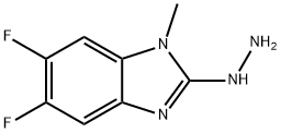 2H-Benzimidazol-2-one,5,6-difluoro-1,3-dihydro-1-methyl-,hydrazone(9CI) 结构式