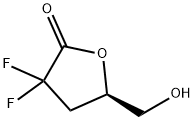 2(3H)-Furanone,3,3-difluorodihydro-5-(hydroxymethyl)-,(5R)-(9CI) 结构式