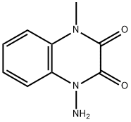 2,3-Quinoxalinedione,1-amino-1,4-dihydro-4-methyl-(8CI) 结构式