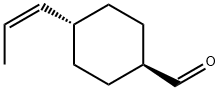 Cyclohexanecarboxaldehyde, 4-(1Z)-1-propenyl-, trans- (9CI) 结构式