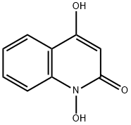 1,4-Dihydroxy-2(1H)-quinolinone 结构式