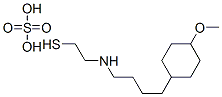 2-[4-(4-Methoxycyclohexyl)butyl]aminoethanethiol sulfate 结构式