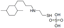 2-[4-(2,5-Dimethylcyclohexyl)butyl]aminoethanethiol sulfate 结构式