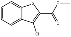 3-氯苯并噻吩-2-羧酸甲酯 结构式