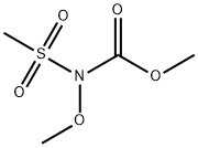 Carbamic  acid,  methoxy(methylsulfonyl)-,  methyl  ester  (9CI) 结构式