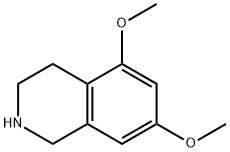 5,7-二甲氧基-1,2,3,4-四氢异喹啉 结构式