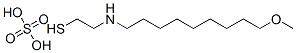 2-(9-Methoxynonyl)aminoethanethiol sulfate 结构式