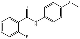 2-氟-N-(4-甲氧基苯基)苯甲酰胺 结构式