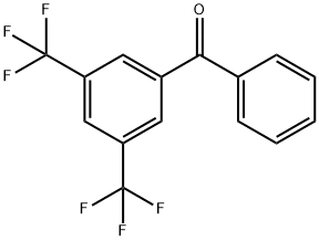 3,5-双(三氟甲基)苯甲酮 结构式