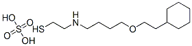 2-[[4-(2-Cyclohexylethoxy)butyl]amino]ethanethiol sulfate 结构式