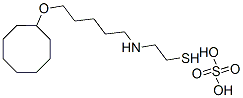 2-(5-Cyclooctyloxypentyl)aminoethanethiol sulfate 结构式