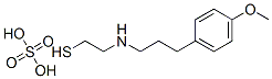 2-[3-(p-Methoxyphenyl)propyl]aminoethanethiol sulfate 结构式