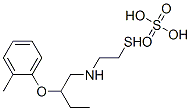 2-[2-(o-Tolyloxy)butyl]aminoethanethiol sulfate 结构式