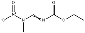 Carbamic  acid,  [(methylnitroamino)methylene]-,  ethyl  ester  (9CI) 结构式