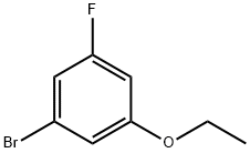 3-氟-5-溴苯乙醚 结构式