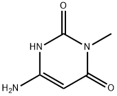6-氨基-3-甲基尿嘧啶 结构式