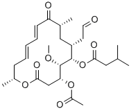 9-Deoxy-9-oxoleucomycin V 3-acetate 4''-O-(3-methylbutanoate) 结构式