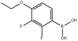 4-乙氧基-2,3-二氟苯硼酸 结构式