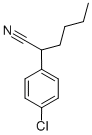 2-(4-氯苯基)己腈 结构式