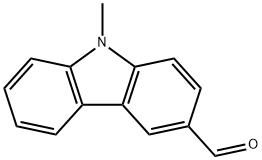 3-甲醛-9-甲基咔唑 结构式